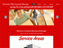 Tablet Screenshot of hinsdalemoving.com